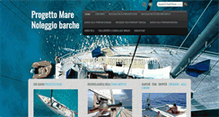 Desktop Screenshot of progettomare.com